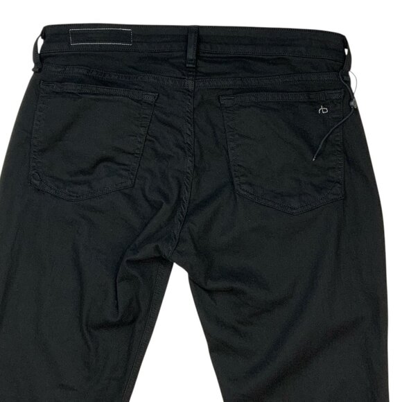 Rag And Bone Womens Dre Low Rise Slim Boyfriend Jean 28 Black Zip Fly Fall - Picture 10 of 14